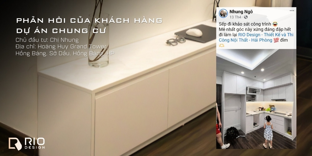 Phản Hồi Dự án Thi Công Căn Hộ Hoàng Huy Grand Tower