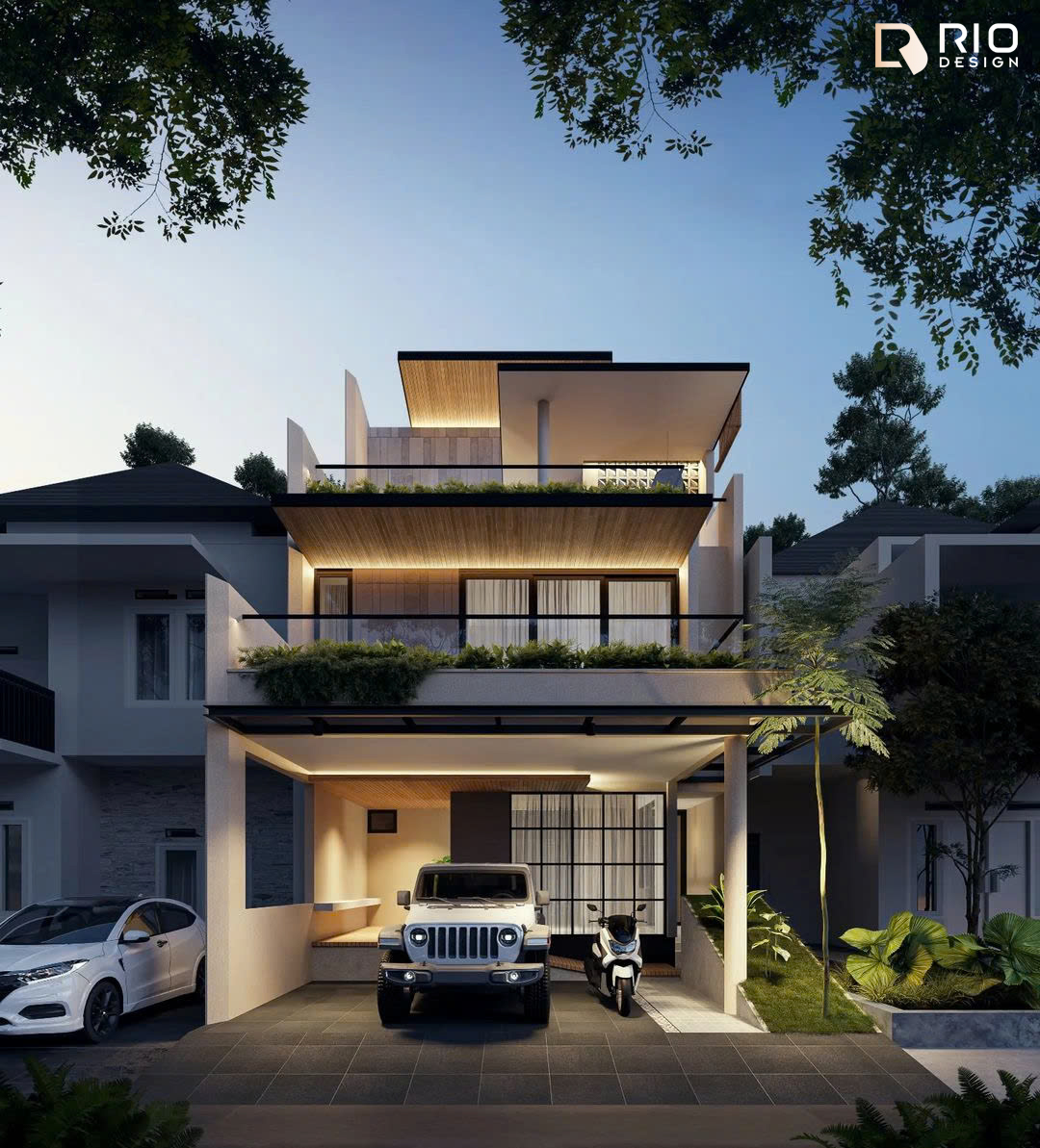Ngôi Nhà Phố Hiện đại (1)